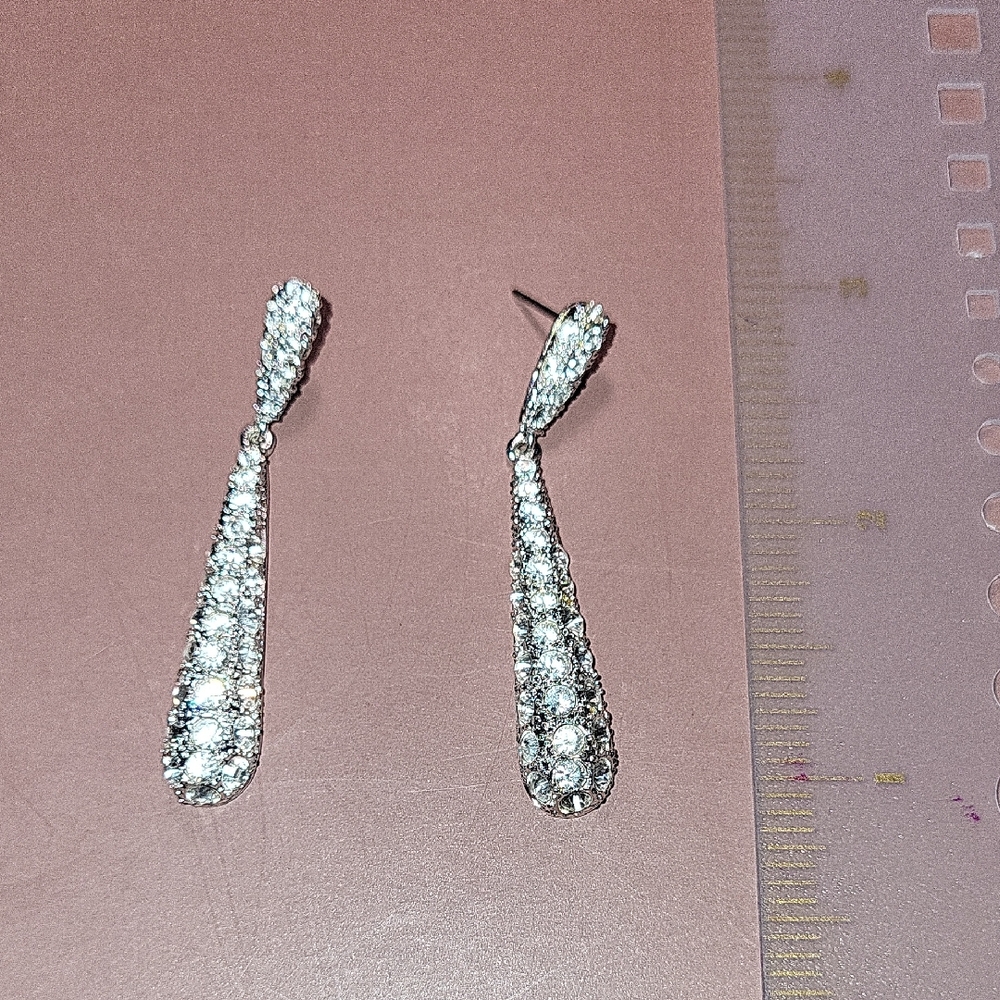 Elegant Silver Drop Earrings